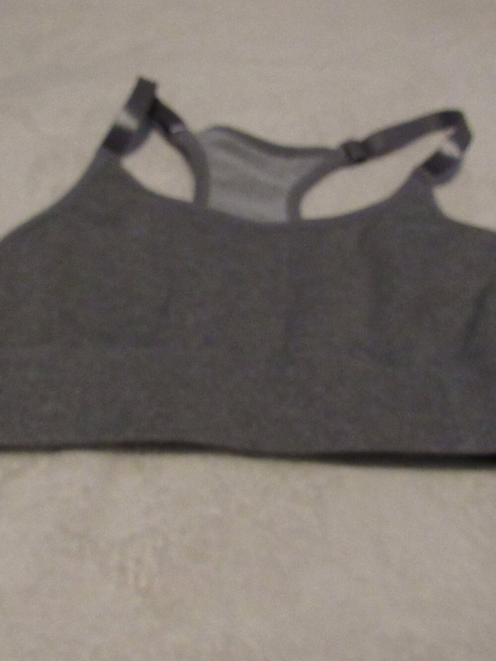 Just Be Gray Sports Bra  Size Medium USED